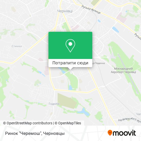 Карта Ринок "Черемош"