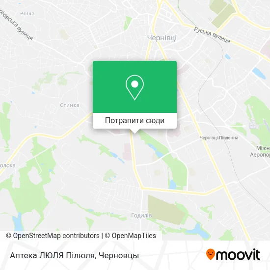 Карта Аптека ЛЮЛЯ Пілюля
