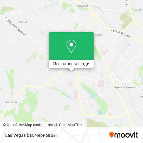 Карта Las Vegas  bar