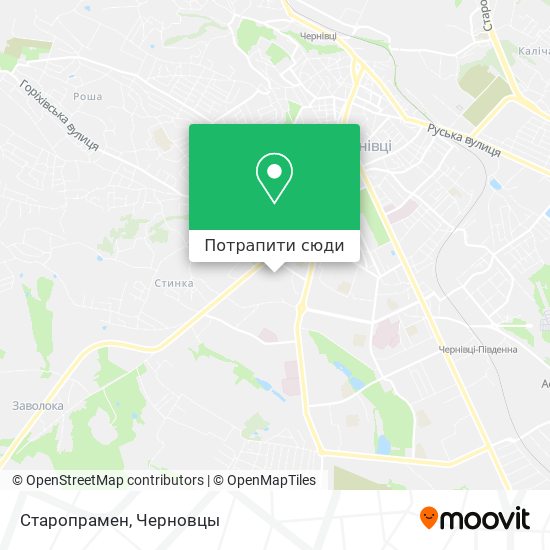 Карта Старопрамен