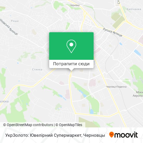 Карта УкрЗолото: Ювелірний Супермаркет