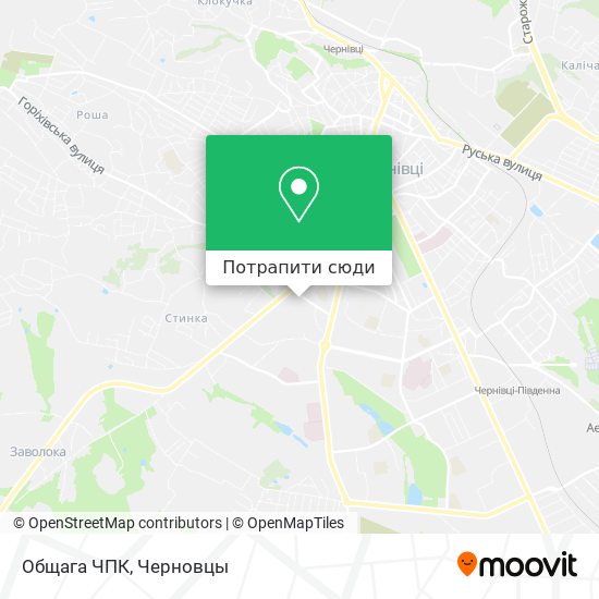 Карта Общага ЧПК