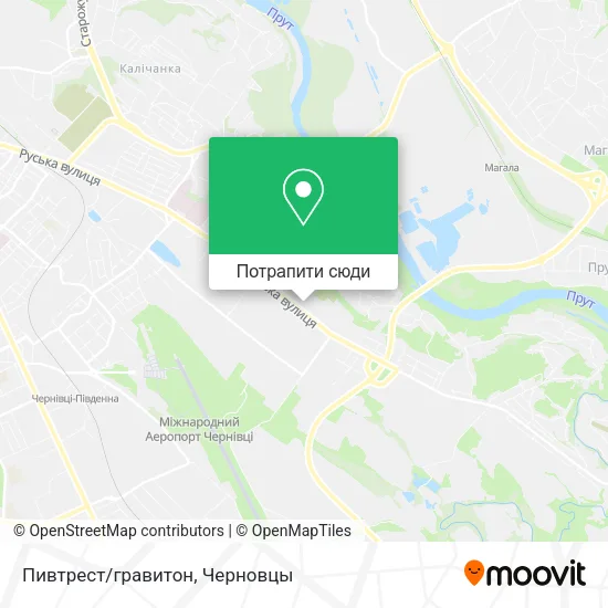 Карта Пивтрест/гравитон