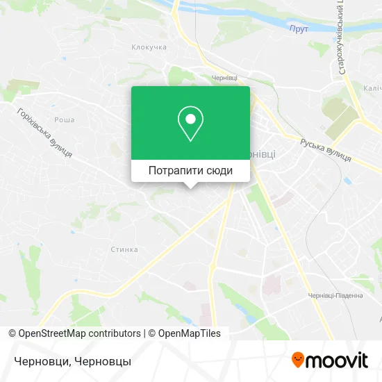 Карта Черновци