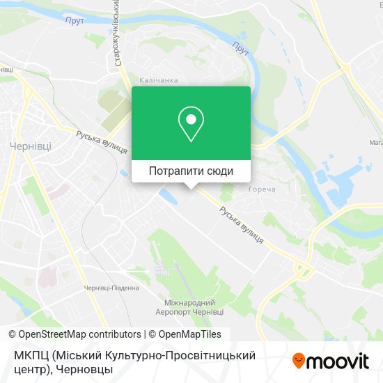 Карта МКПЦ (Міський Культурно-Просвітницький центр)