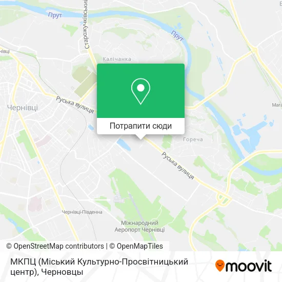 Карта МКПЦ (Міський Культурно-Просвітницький центр)