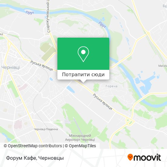 Карта Форум Кафе
