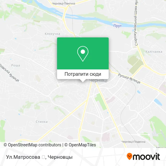 Карта Ул.Матросова 👅