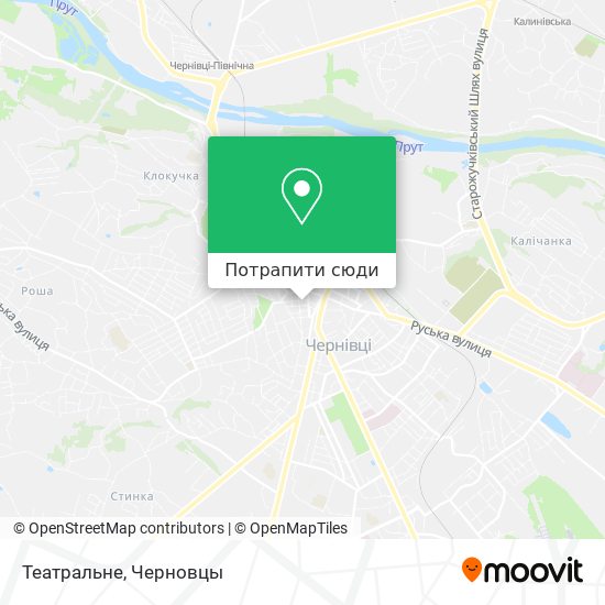 Карта Театральне