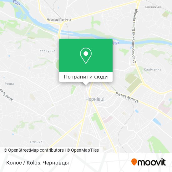 Карта Колос / Kolos
