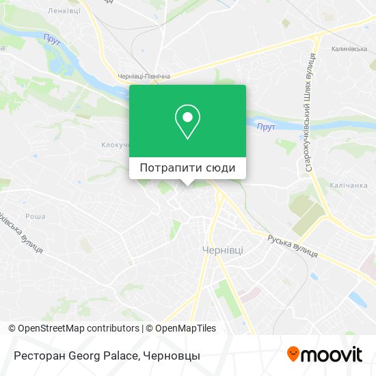 Карта Ресторан Georg Palace