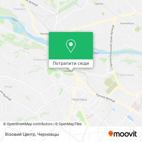 Карта Візовий Центр