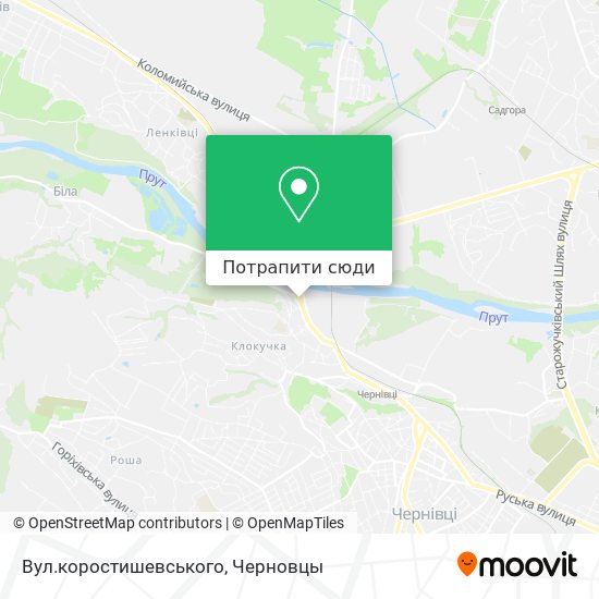 Карта Вул.коростишевського