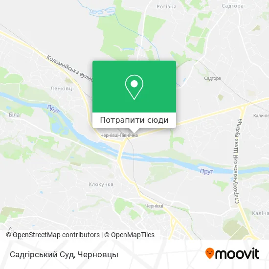 Карта Садгірський Суд