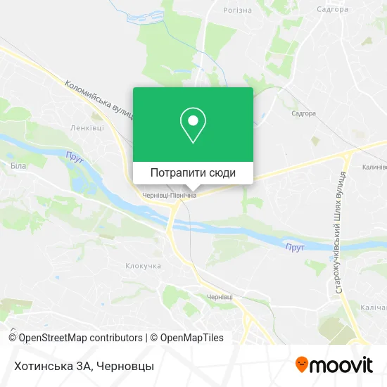 Карта Хотинська 3А