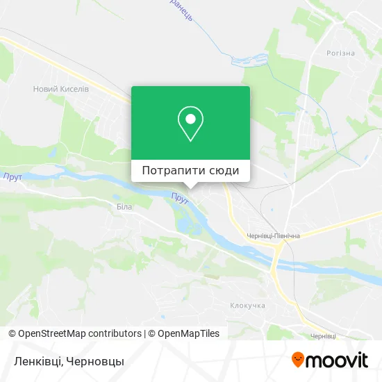 Карта Ленківці