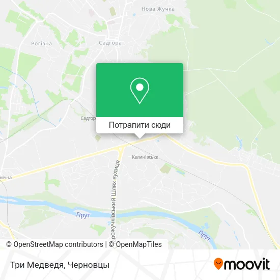 Карта Три Медведя