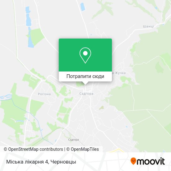 Карта Міська лікарня 4