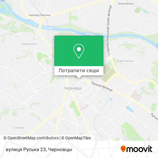 Карта вулиця Руська 23