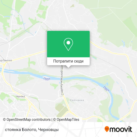 Карта стоянка Болото