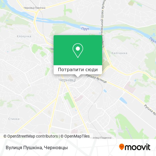 Карта Вулиця Пушкіна