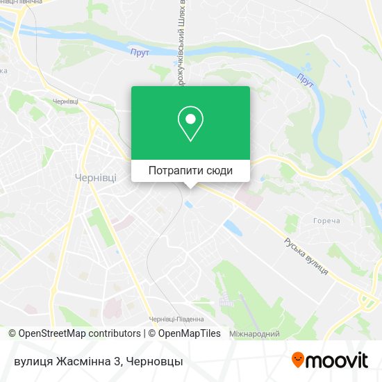 Карта вулиця Жасмінна 3