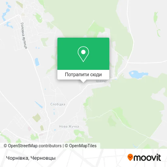 Карта Чорнівка