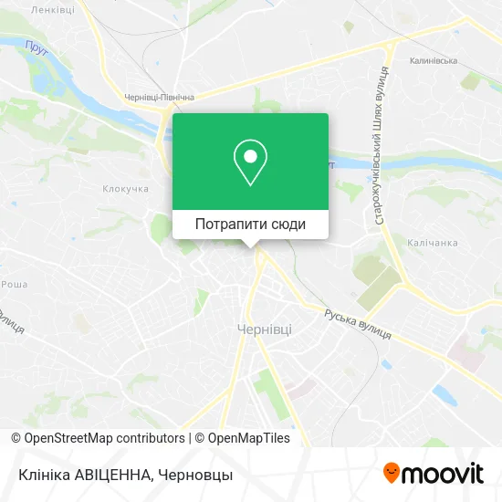 Карта Клініка АВІЦЕННА