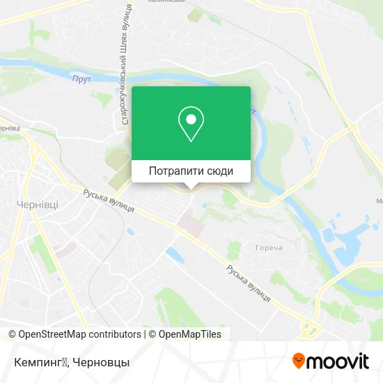 Карта Кемпинг🚍