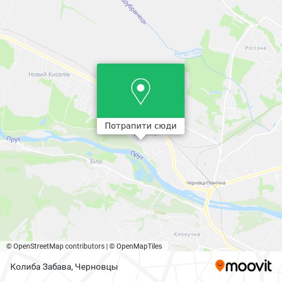 Карта Колиба Забава
