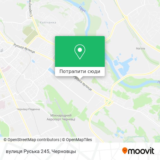 Карта вулиця Руська 245