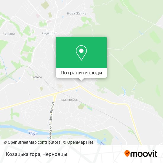 Карта Козацька гора