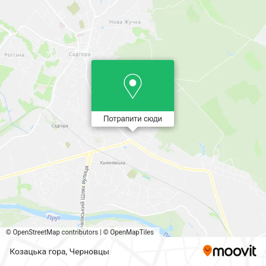 Карта Козацька гора