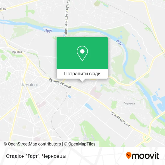Карта Стадіон "Гарт"