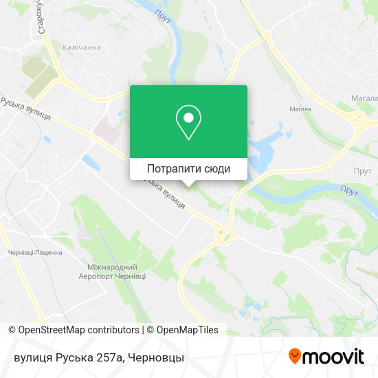 Карта вулиця Руська 257a