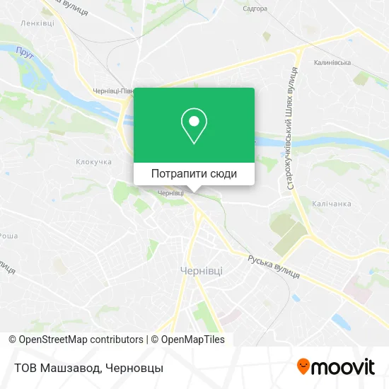 Карта ТОВ Машзавод