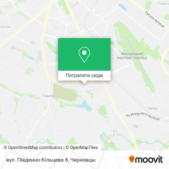 Карта вул. Південно-Кільцева 8