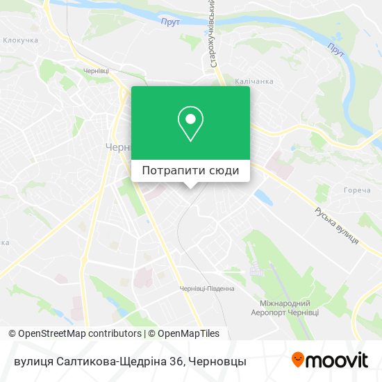 Карта вулиця Салтикова-Щедріна 36