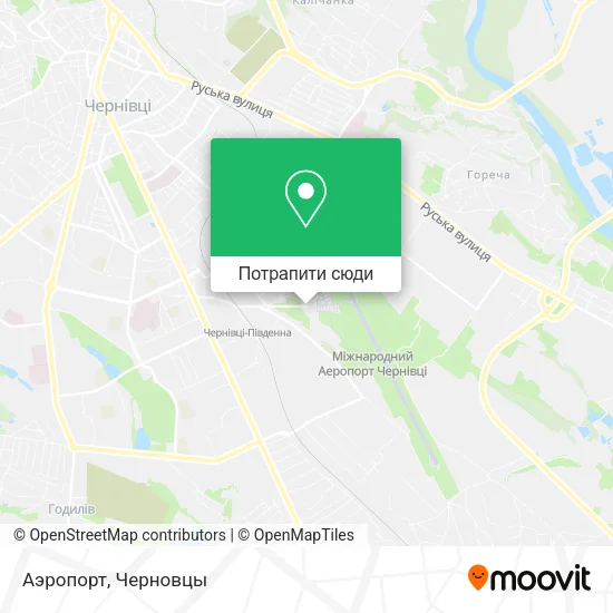 Карта Аэропорт