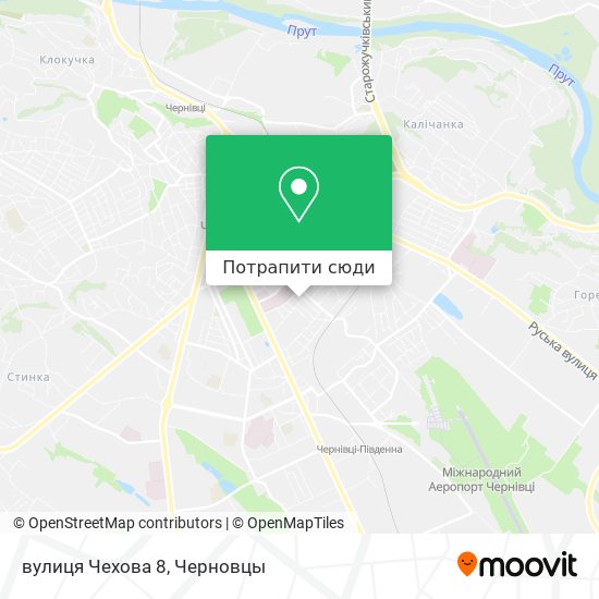Карта вулиця Чехова 8