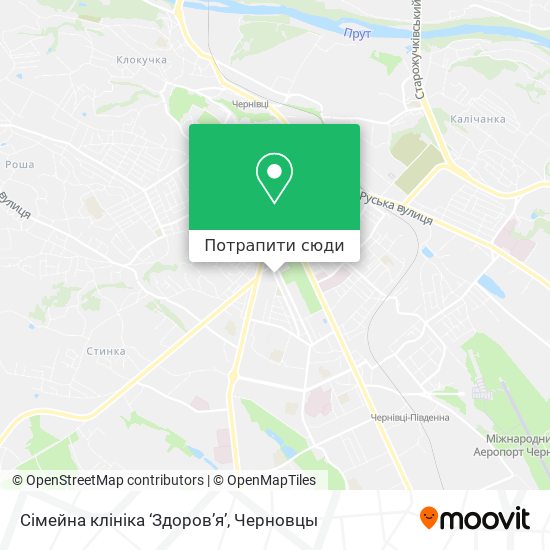 Карта Сімейна клініка ‘Здоров’я’