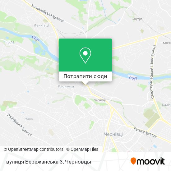 Карта вулиця Бережанська 3