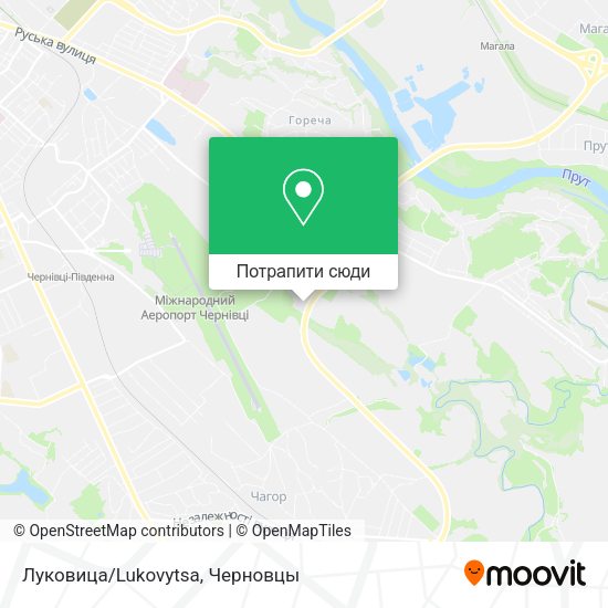 Карта Луковица/Lukovytsa