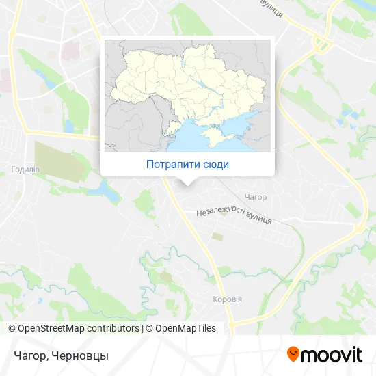 Карта Чагор
