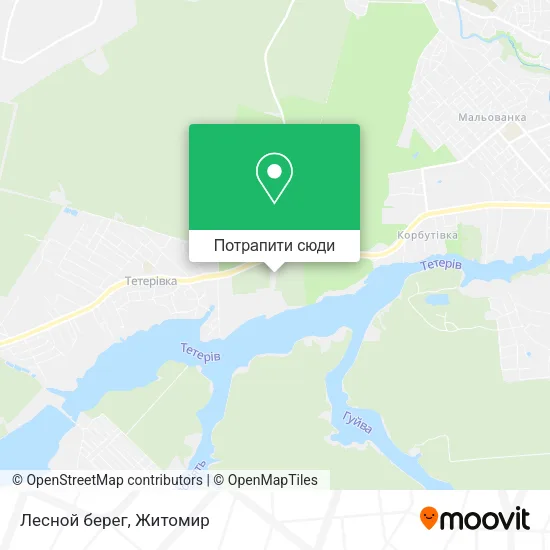 Карта Лесной берег