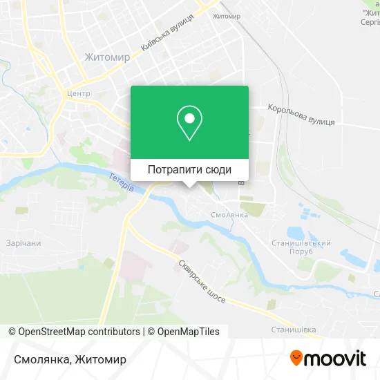 Карта Смолянка