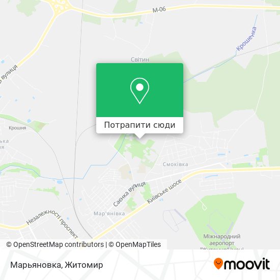 Карта Марьяновка