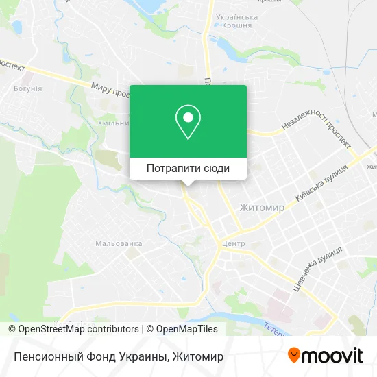 Карта Пенсионный Фонд Украины