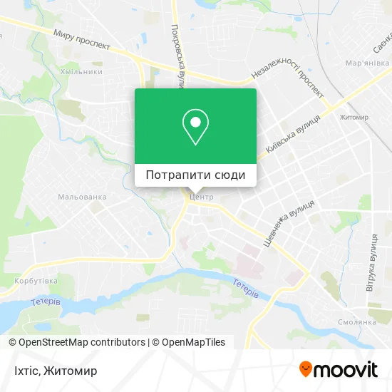 Карта Іхтіс