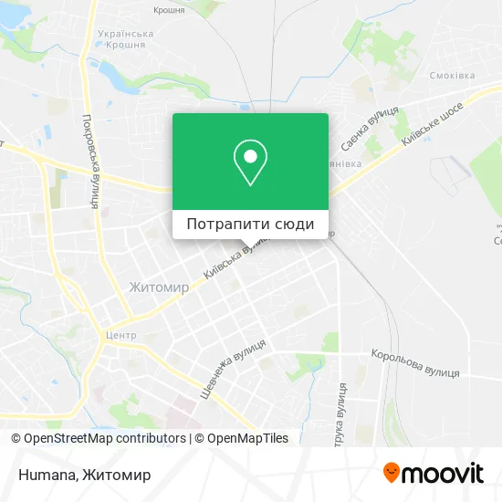 Карта Humana